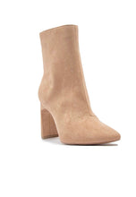 Load image into Gallery viewer, Superstar Suede Point Toe Ankle Bootie
